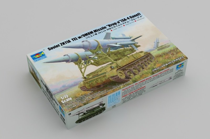 Trumpeter 07178 Soviet 2K11A TEL w/9M8M Missile Krug-a SA-4 Ganef 1/72 – image 2