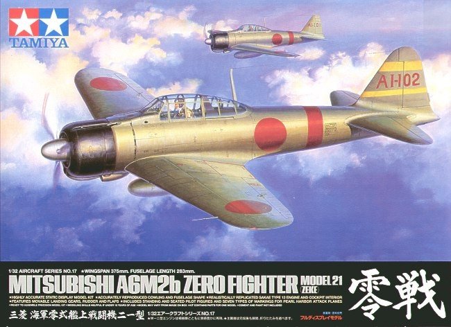 Tamiya 60317 Mitsubishi A6M2b ZERO Fighter (1/32) 