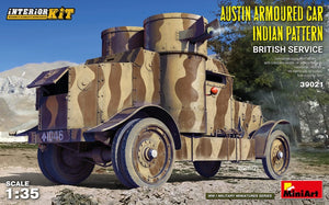 Miniart 39021 AUSTIN ARMORED CAR INDIAN PATTERN. BRITISH SERVICE. INTERIOR KIT 1/35