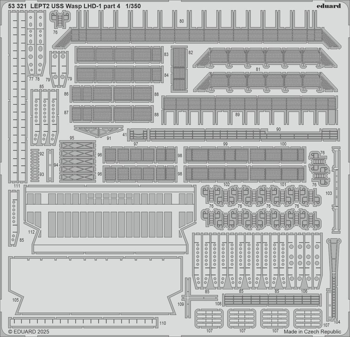 Eduard 53321 USS Wasp LHD-1 part 4 Trumpeter 1/350 – zdjęcie 2
