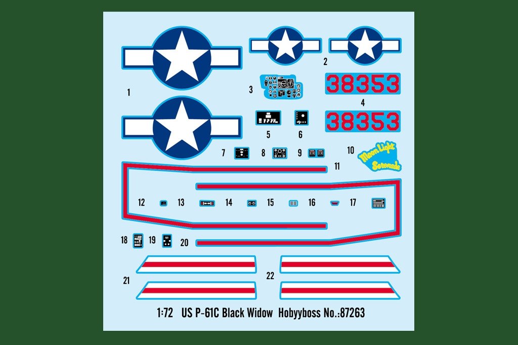 Hobby Boss 87263 P-61C Black Widow 1/72 – immagine 5
