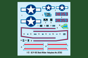 Hobby Boss 87263 P-61C Black Widow 1/72 – immagine 5