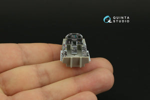 Quinta Studio QDS-48280 F/A-18C late 3D-Printed &amp;amp; coloured Interior on decal paper (HobbyBoss)(Small version) 1/48 – immagine 3