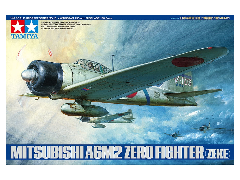 Tamiya 61016 A6M2 Type 21 Zero Fighter (ZEKE) 1/48 – zdjęcie 2