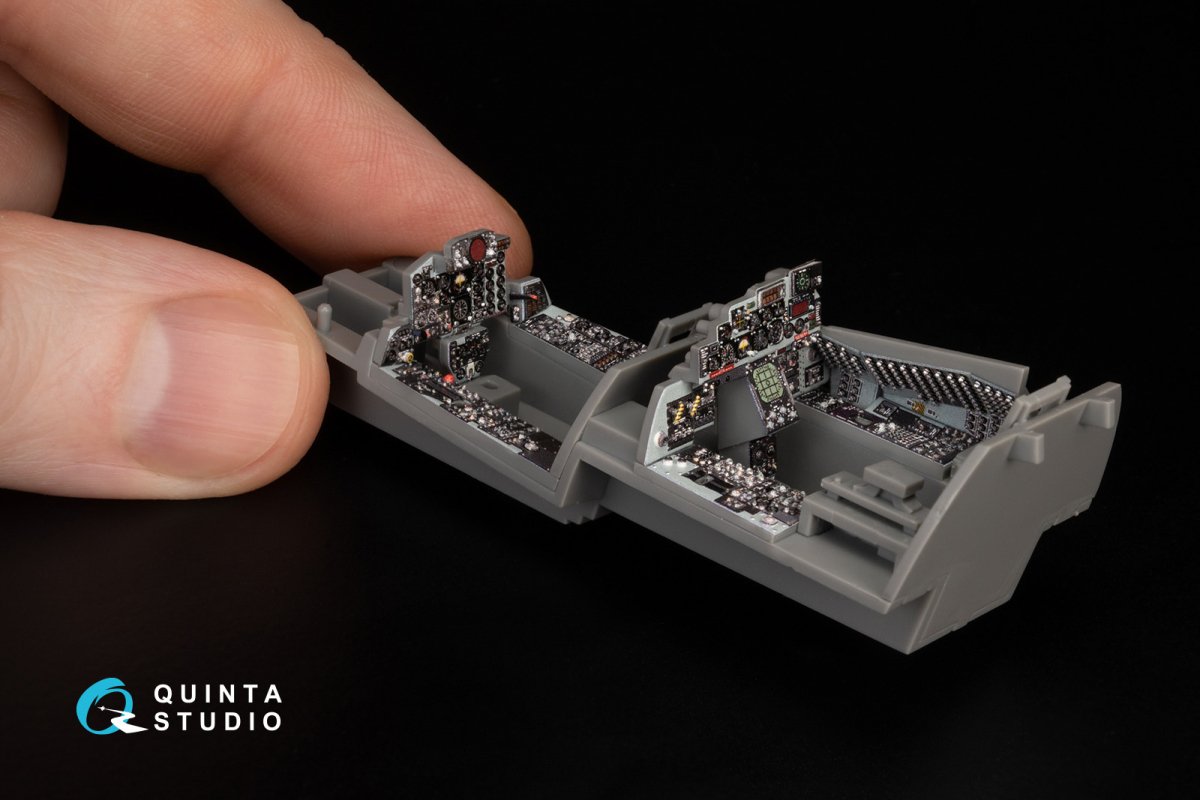 Quinta Studio QDS-48371 F-4E with DMAS 3D-Printed &amp;amp; colored Interior on decal paper (Meng) (Small version) 1/48 – image 12