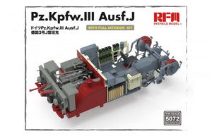 Rye Field Model 5072 Pz.Kpfw.III Ausf.J FULL INTERIOR 1/35 – image 3