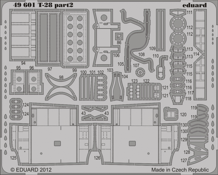 Eduard 49601 T-28 S. A. RODEN 1/48 – zdjęcie 3