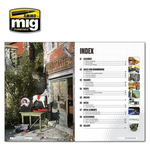 AMMO of Mig Jimenez 6215 MODELLING SCHOOL: URBAN DIORAMAS (English) – zdjęcie 4