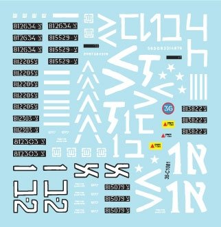 Star Decals 35-C1081 Reprint Israeli AFVs 5. M50 Super Sherman 1/35 – zdjęcie 3