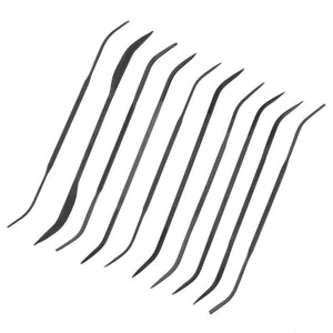 Modelcraft PFL6003 10 Pce Medium Cut Double Ended Riffler Files Set