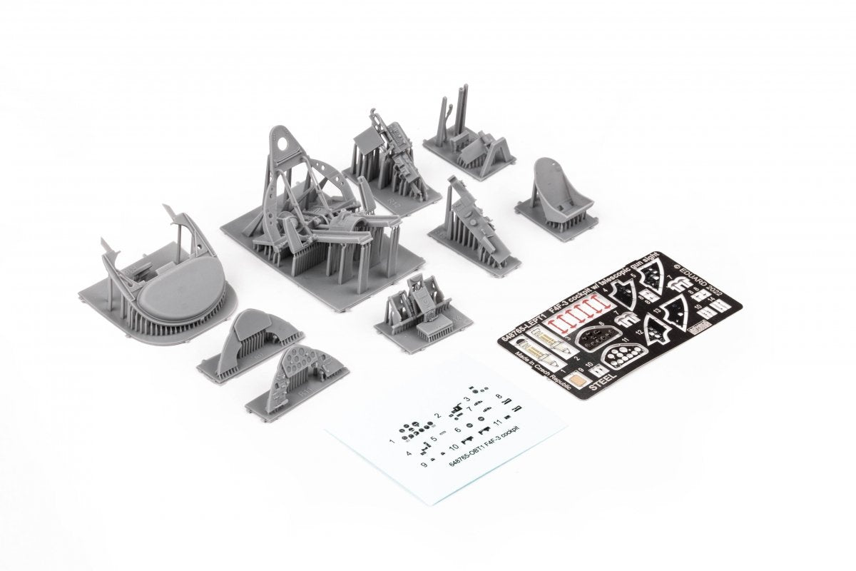 Eduard SIN64896 F4F-3 w/ telescopic gunsight ESSENTIAL EDUARD 1/48 – zdjęcie 3