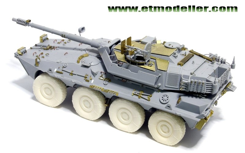 E.T. Model E35-006 Modern Italian B1 Centauro Tank Destroyer (For TRUMPETER 00386) 1/35 – zdjęcie 4
