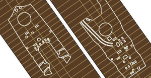 Hasegawa QG58 (72158) Linoleum Deck for Destroyer Shimakaze &amp;quot;late type&amp;quot; 1/350 – imagen 2