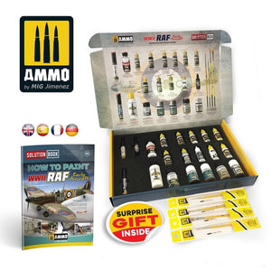 AMMO of Mig Jimenez 7722 WWII RAF Early Aircraft Solution Box – zdjęcie 3