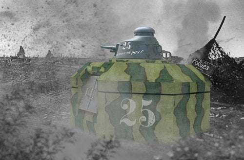 RT-Diorama 35648 French Bunker with FT17 turret 1/35 – zdjęcie 3