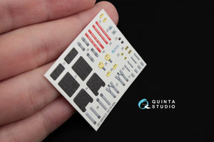 Quinta Studio QD48033 F-16I 3D-Printed &amp;amp; coloured Interior on decal paper (for Kinetic kit) 1/48 – zdjęcie 2