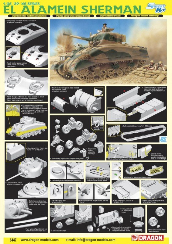 Dragon 6447 El Alamein Sherman 1/35 – image 2