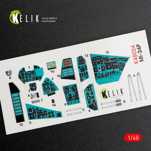 KELIK K48024 MI-24P INTERIOR 3D DECALS FOR ZVEZDA KIT 1/48 – image 2