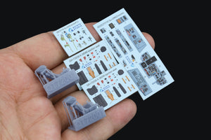 Quinta Studio QD+72116 Su-24M 3D-Printed coloured Interior on decal paper (Zvezda) (with 3D-printed resin part) 1/72 – zdjęcie 2