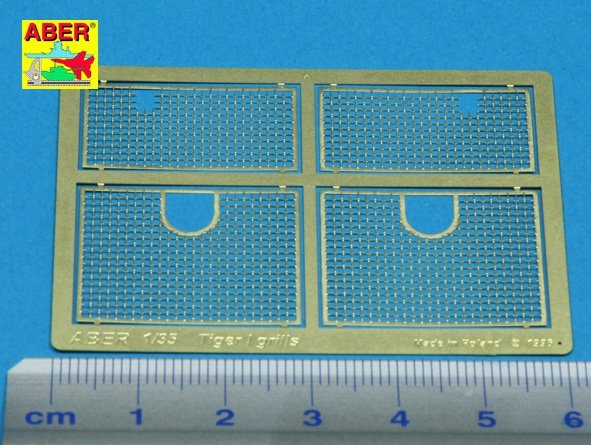 Aber 35G03 Grilles for german tank Tiger I 1/35 – image 2