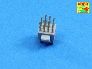 Aber 200L-06 Set of barrels for one eight-barrelled two-pounder &amp;#39;pom-pom&amp;#39; A/A gun 1/200 – immagine 3