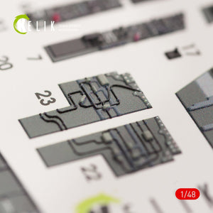 KELIK K48033 F/A-18B &amp;quot;HORNET&amp;quot; INTERIOR 3D DECALS FOR KINETIC KIT 1/48 – zdjęcie 3