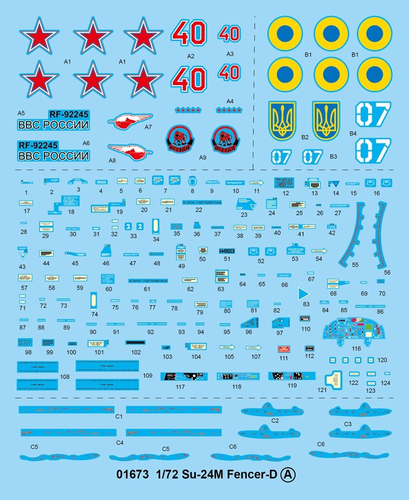 Trumpeter 01673 Su-24M Fencer-D – image 6