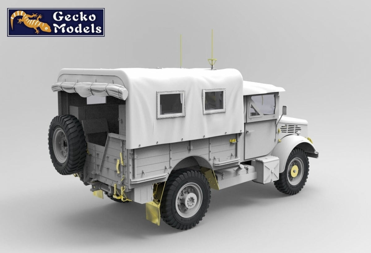 Gecko Models 35GM0061 WWII British Bedford MWR FFW Radio command truck 1/35 – zdjęcie 2