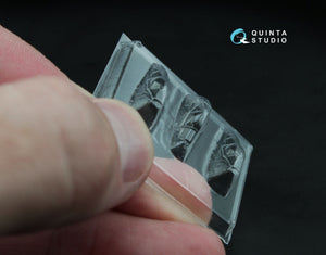 Quinta Studio QC144001 Spitfire Mk.IX vacuuformed clear canopy, 3 pcs (for Eduard kit) 1/144 – image 3