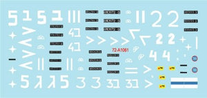 Star Decals 72-A1061 Israeli AFVs # 6 1960 and Six-Day War markings. M51 Super Sherman + M1 Super Sherman /72 – Bild 3