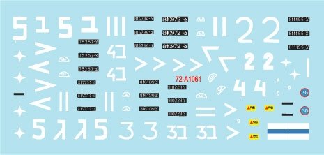 Star Decals 72-A1061 Israeli AFVs # 6 1960 and Six-Day War markings. M51 Super Sherman + M1 Super Sherman /72 – Bild 3