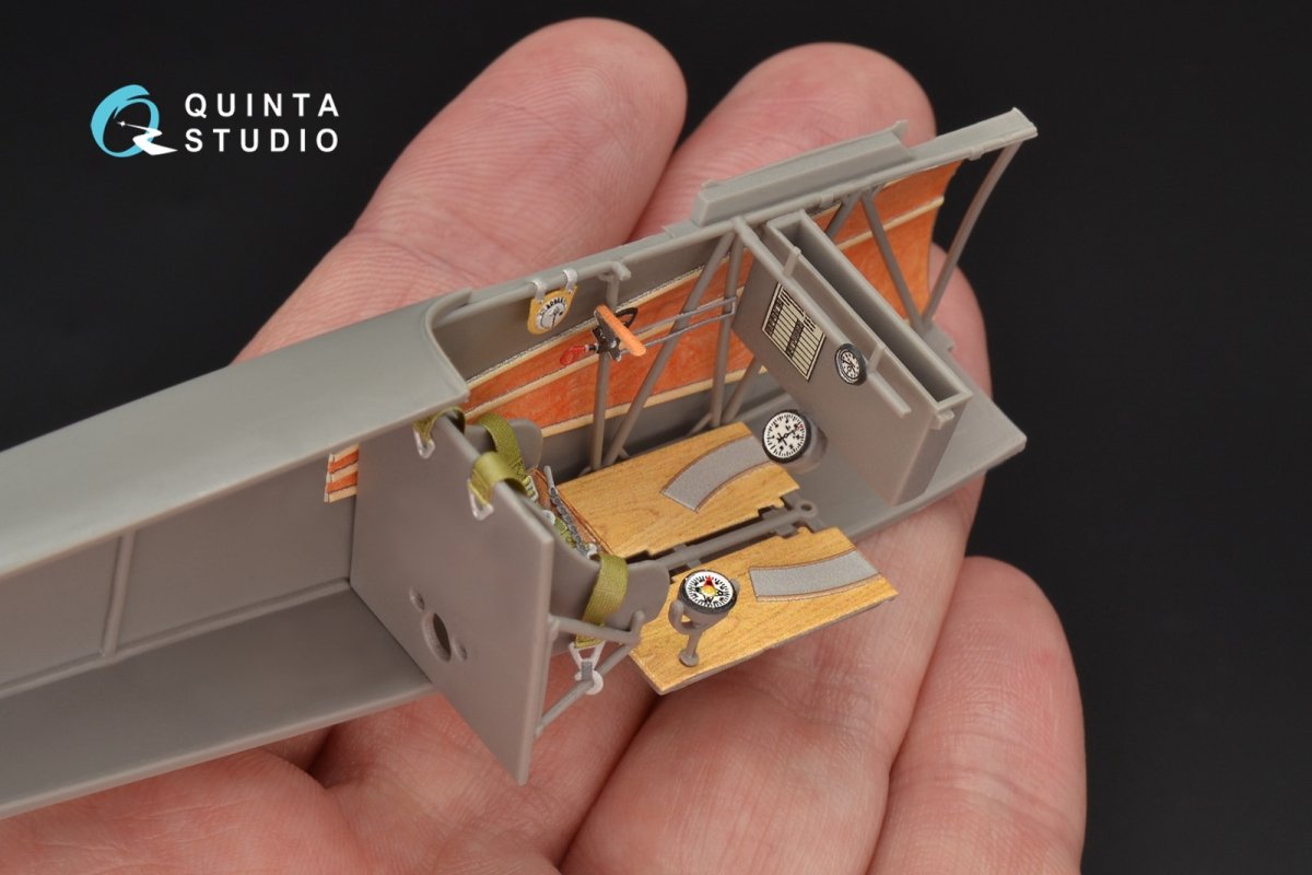 Quinta Studio QD32060 Fokker Dr.1 3D-Printed &amp;amp; coloured Interior on decal paper (for Roden kit) 1/32 – zdjęcie 4