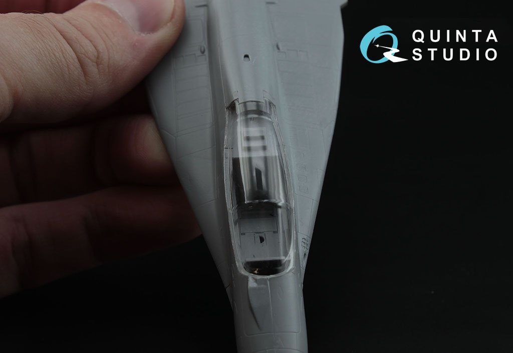 Quinta Studio QC72002 MiG-29 vacuformed clear canopy 2 pcs (for 7278, 7309 Zvezda kit) 1/72 – Bild 4