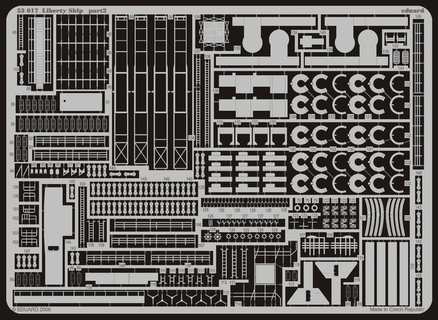 Eduard 53017 Liberty Ship 1/350 Trumpeter – zdjęcie 2