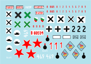 Star Decals 35-C1040 Axis/Eastern European StuG III (2) 1/35 – image 3