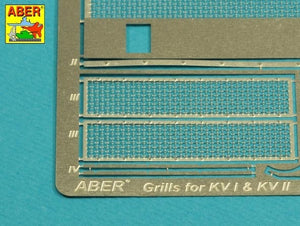 Aber 35G39 Siatki do czołgów KW 1 i KW 2 / Nets for KW 1 and KW 2 tanks 1/35