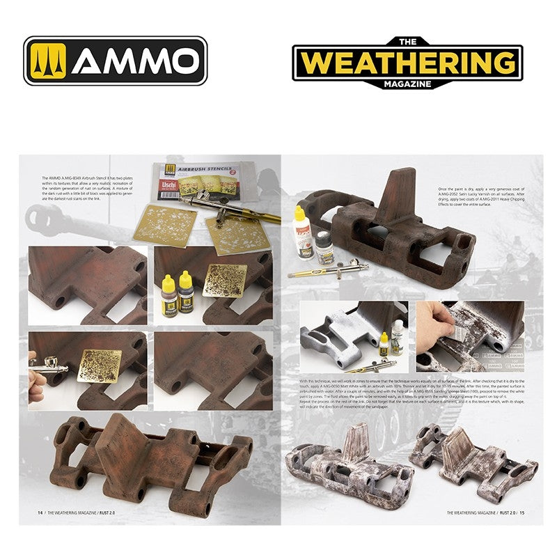 Ammo of Mig 4537 THE WEATHERING MAGAZINE 38 - Rust 2.0 (English) – zdjęcie 6