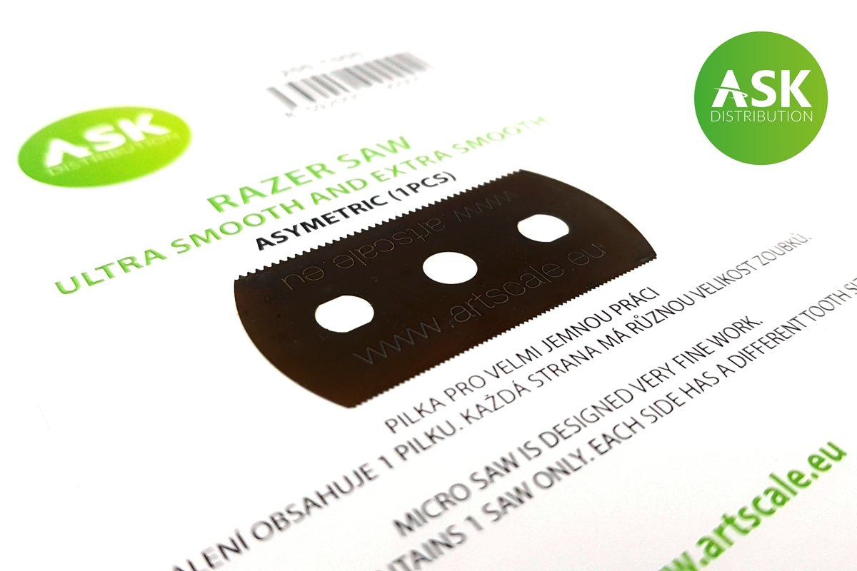 ASK T0002 Razor Saw: ultra and extra smooth asymetric (2 pcs) 70/43 teeth