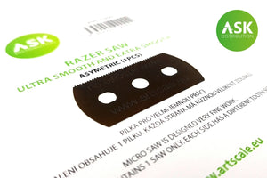 ASK T0002 Razor Saw: ultra and extra smooth asymetric (2 pcs) 70/43 teeth