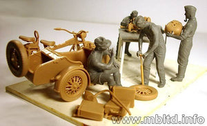 Master Box 3560 German motocycle repair team 1/35 – zdjęcie 8