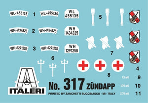 Italeri 0317 ZUNDAPP KS750 WITH SIDECAR 1/35 – zdjęcie 4