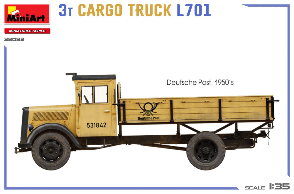 MiniArt 38082 3T CARGO TRUCK L701 1/35 – zdjęcie 8