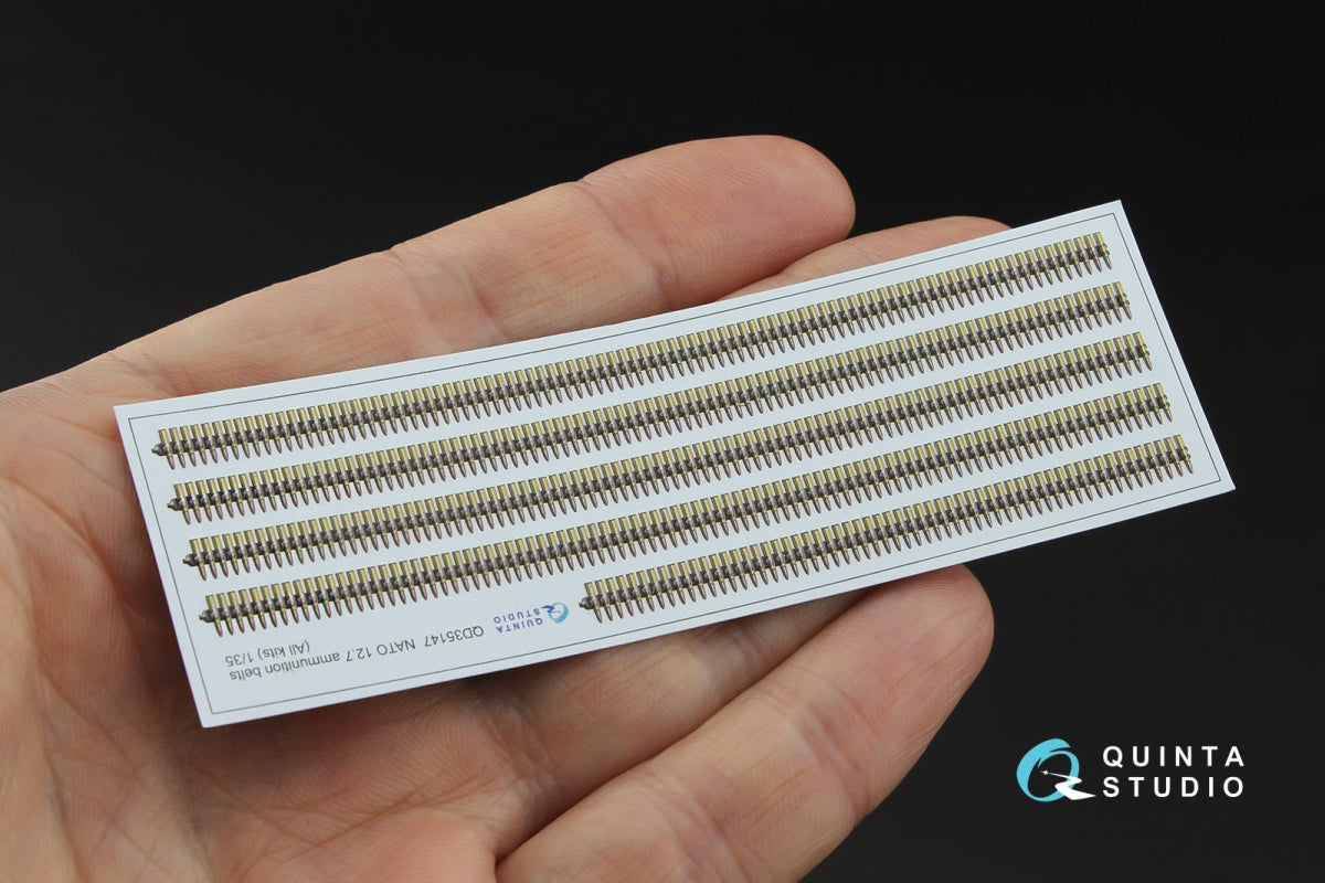 Quinta Studio QD35147 NATO 12.7 ammunition belts (All kits) 1/35 – zdjęcie 3