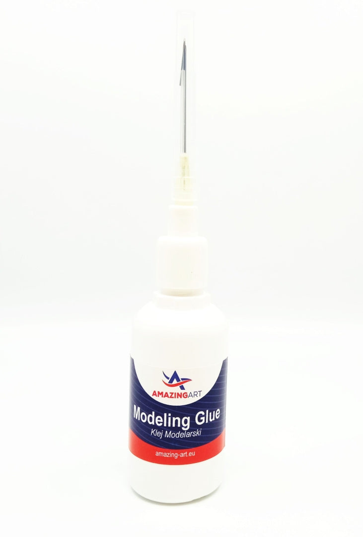 Amazing Art 40191 Modeling Glue for Plastic Needle 30 ml