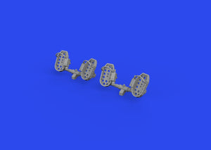 Eduard 632193 Bf 109E rudder pedals late PRINT 1/32