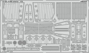 Eduard BIG33123 P-40E part II for Trumpeter 1/32 – zdjęcie 4