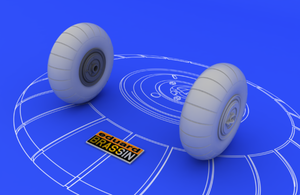 Eduard 648052 Bf 110 C/ D main undercarriage wheels 1/48 – zdjęcie 2