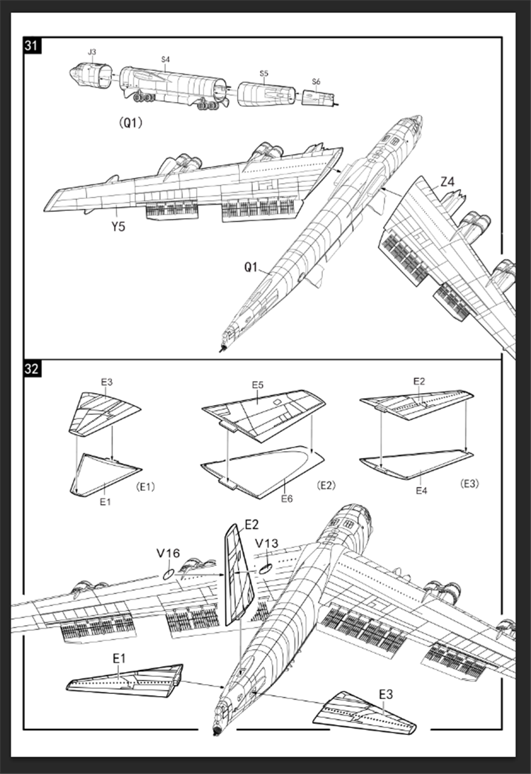Modelcollect UA72200 B-52H U.S. Stratofortress strategic Bomber 1/72 – zdjęcie 37