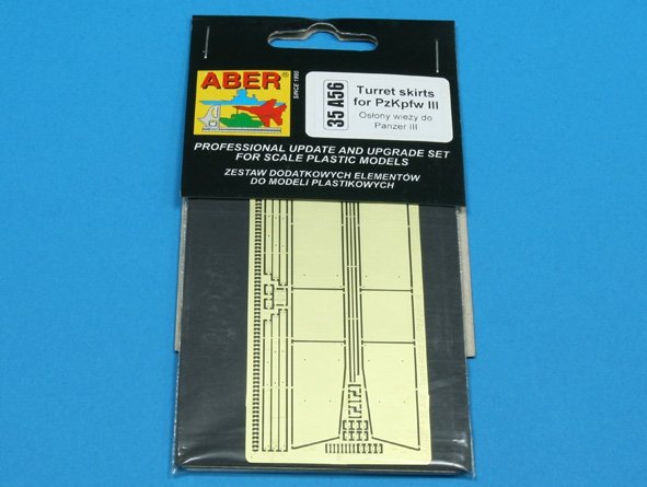 Aber 35A056 Osłony wieży do PzKpfw III 1/35 – Bild 3