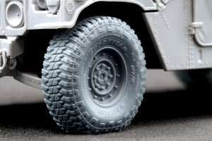 ScaleX WM 35002S HMMWV MT/R 12-bolt Sagged wheel set (for Academy, ICM) 1/35
